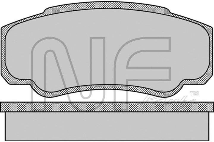 NF PARTS Комплект тормозных колодок, дисковый тормоз NF0010411